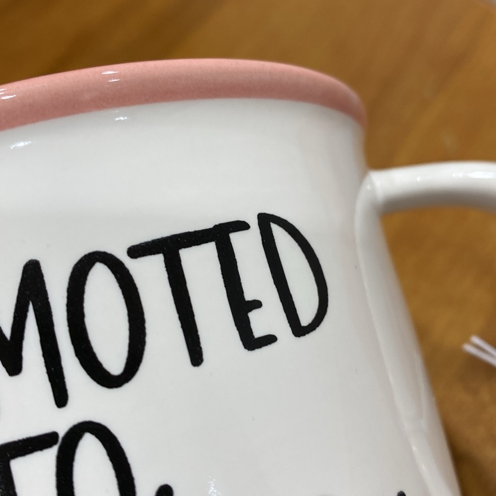 NWT. 16oz., “Promoted to Grandma”, ceramic mug. - Picture 7 of 8